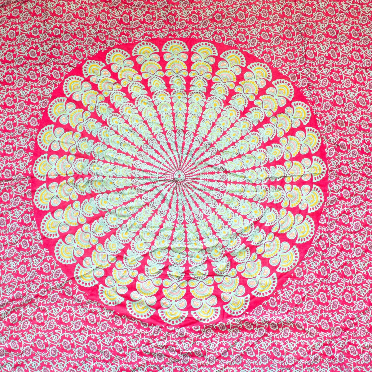 Teal Purple Mandala Sarong – view 3