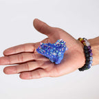 Aura Aqua Halo Quartz Cluster, approx 100-150g 7-10cm – view 4