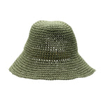 Nomad Sari Floppy Straw Sun Hat - Moss Green – view 7