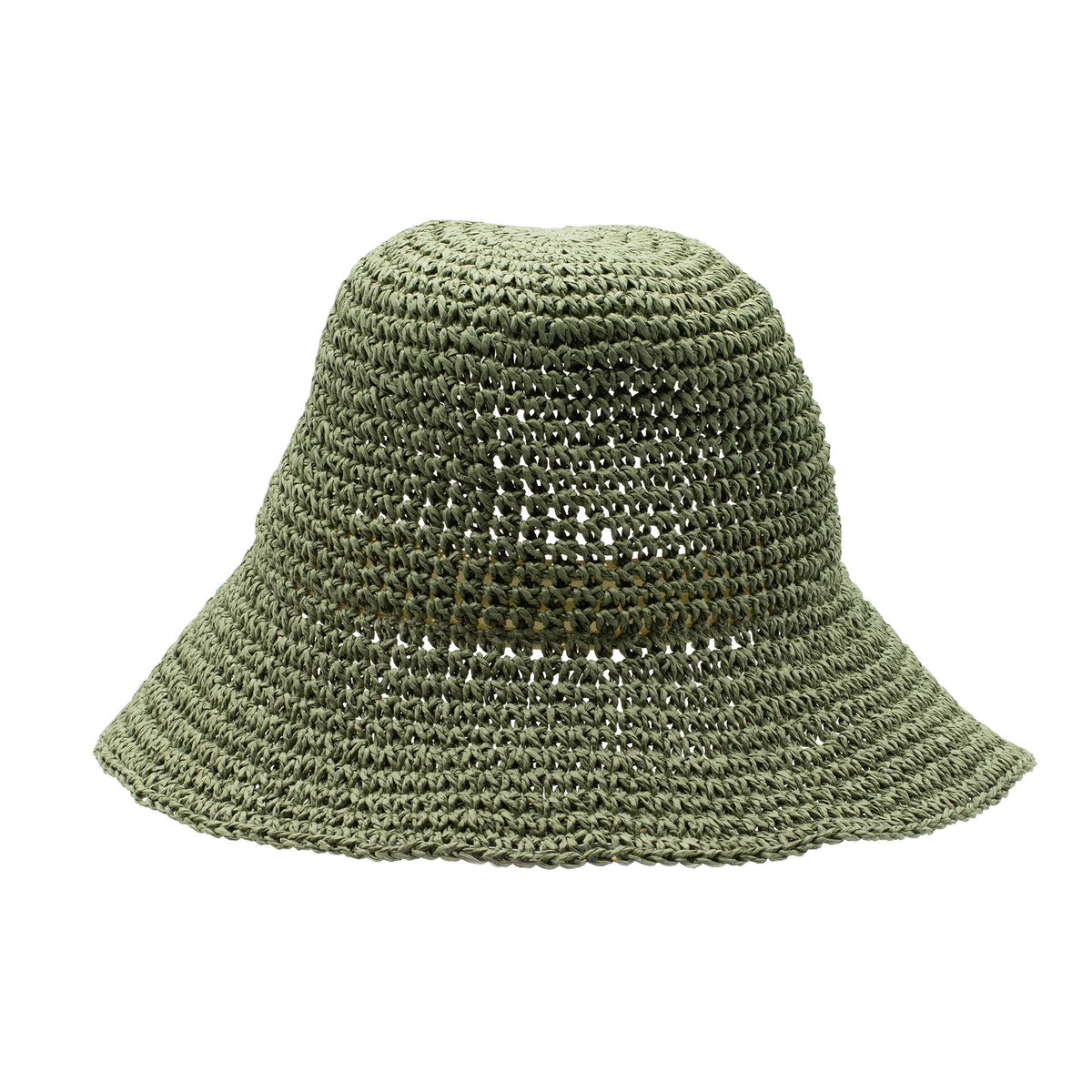 Nomad Sari Floppy Straw Sun Hat - Moss Green – view 7