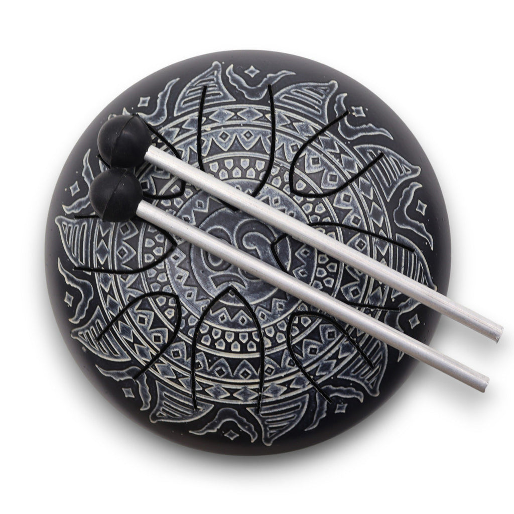 Steel Tongue Happy Drum Om Mandala Engraved - 16cm – view 5