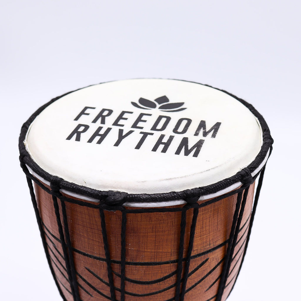 Freedom Rhythm Djembe Drum - Small 30cm, 15cm Head – view 5