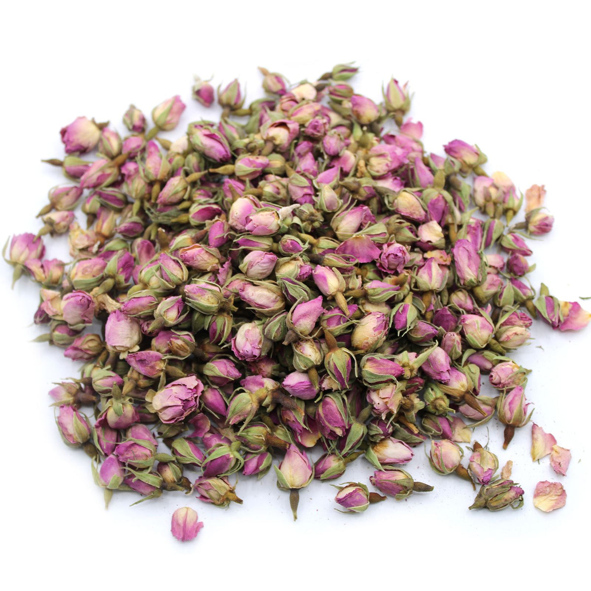Dried Pink Rose Buds, 500g Bag – view 2