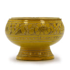 Solar Plexus Chakra Tall Brass Charcoal Incense Jar – view 2