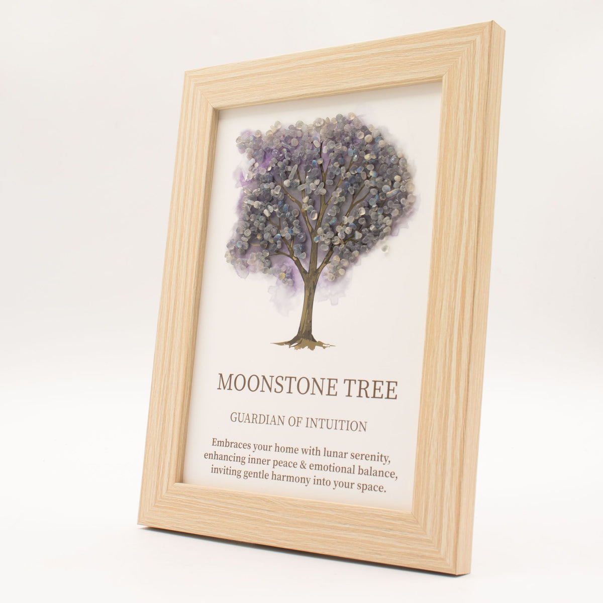 Gemstone Tree of Life Picture 20x14.7cm - Moonstone – view 4