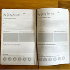 Ivory Gratitude Journal with Gold Lining, 120 Pages – view 4