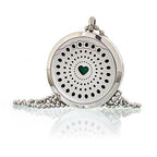 Diamonds Heart Aromatherapy Diffuser Necklace 30mm – view 2