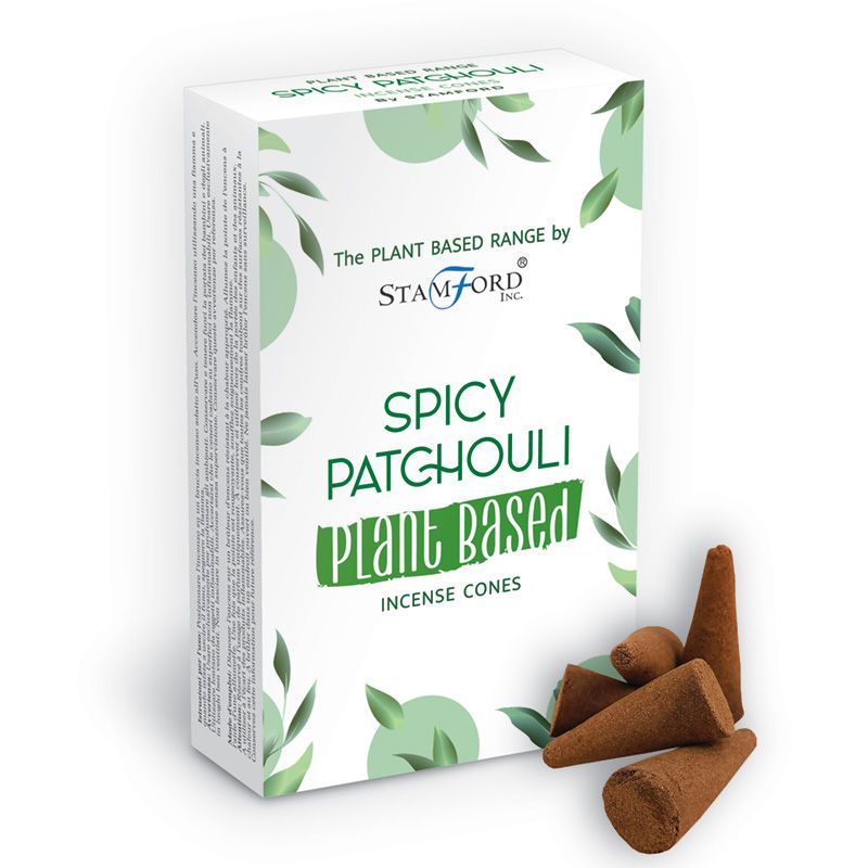 Stamford Plant Based Incense Cones - Spicy Patchouli, Pack of 12 – view 2