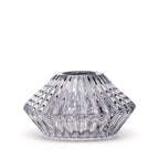 Set of 2 Flower Flip Candle Holders - Midnight Grey