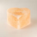 Himalayan Salt Candle Holder - Medium Heart – view 3