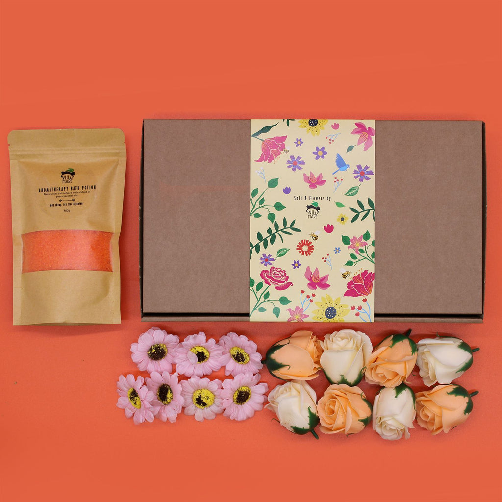 Wild Hare Salt & Flowers Set - Juniper & Tea Tree – view 4