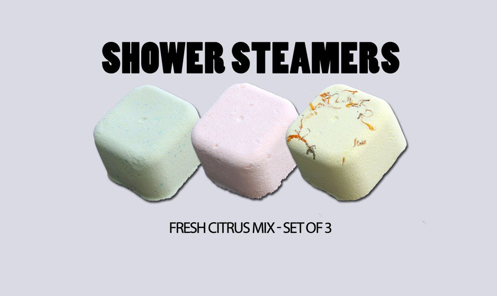 Shower Steamer Set - Fresh Citrus Mix (3 Steamers)