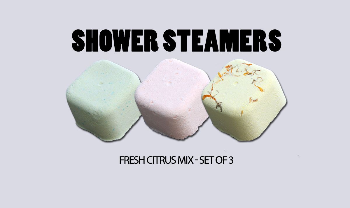 Shower Steamer Set - Fresh Citrus Mix (3 Steamers)