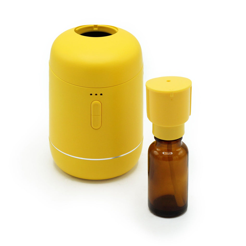 Rechargeable Waterless Oil Nebulizer - Yellow USB-C – view 3