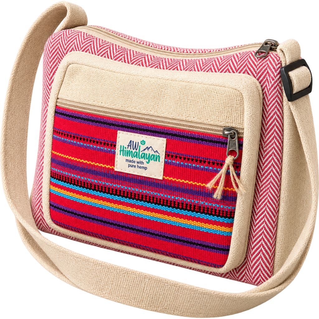 Messenger Bag - Hemp & Cotton