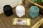 Classic Buddha Ceramic Oil Burner - White – view 2