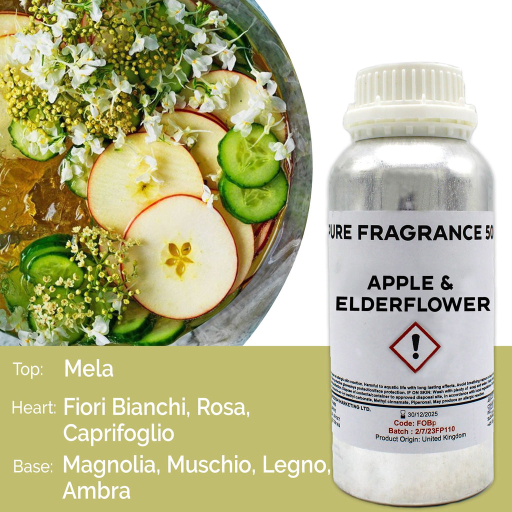 Apple & Elderflower Pure Fragrance Oil - 500ml – view 3