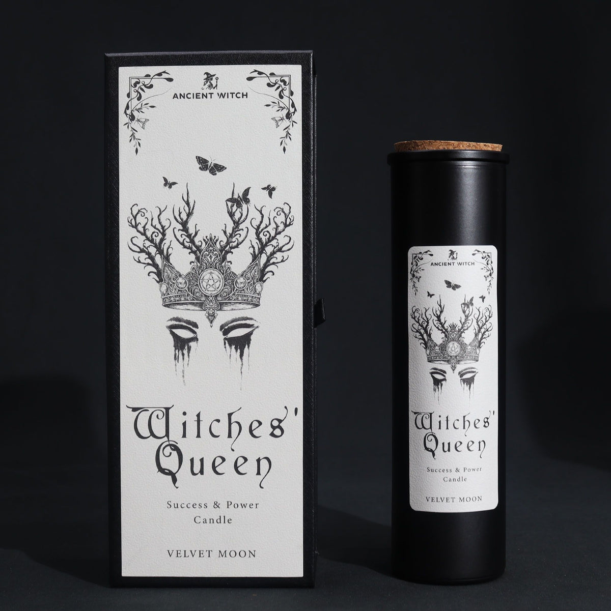 Ancient Witch Witches' Queen Ritual Candle - Velvet Moon