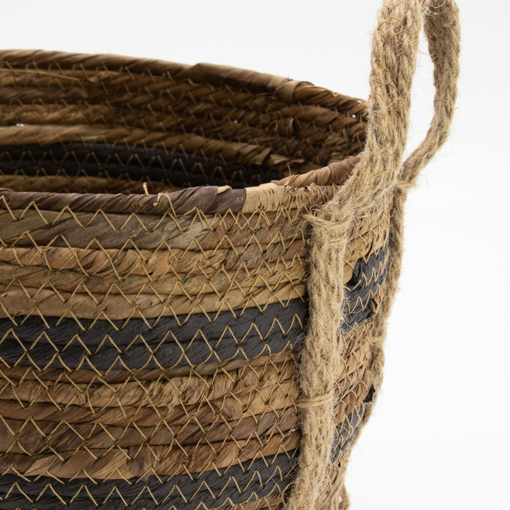 Seagrass Storage Baskets, Natural Brown, Set of 3 – view 6