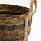 Seagrass Storage Baskets, Natural Brown, Set of 3 – view 6