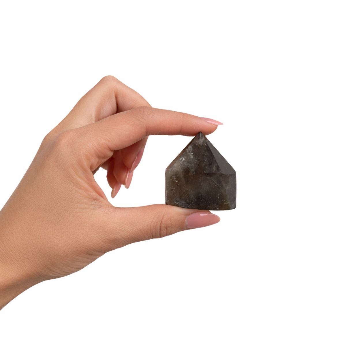 Smoky Quartz Top Polished Points, Pack of Approx 5-6 Pieces – view 2