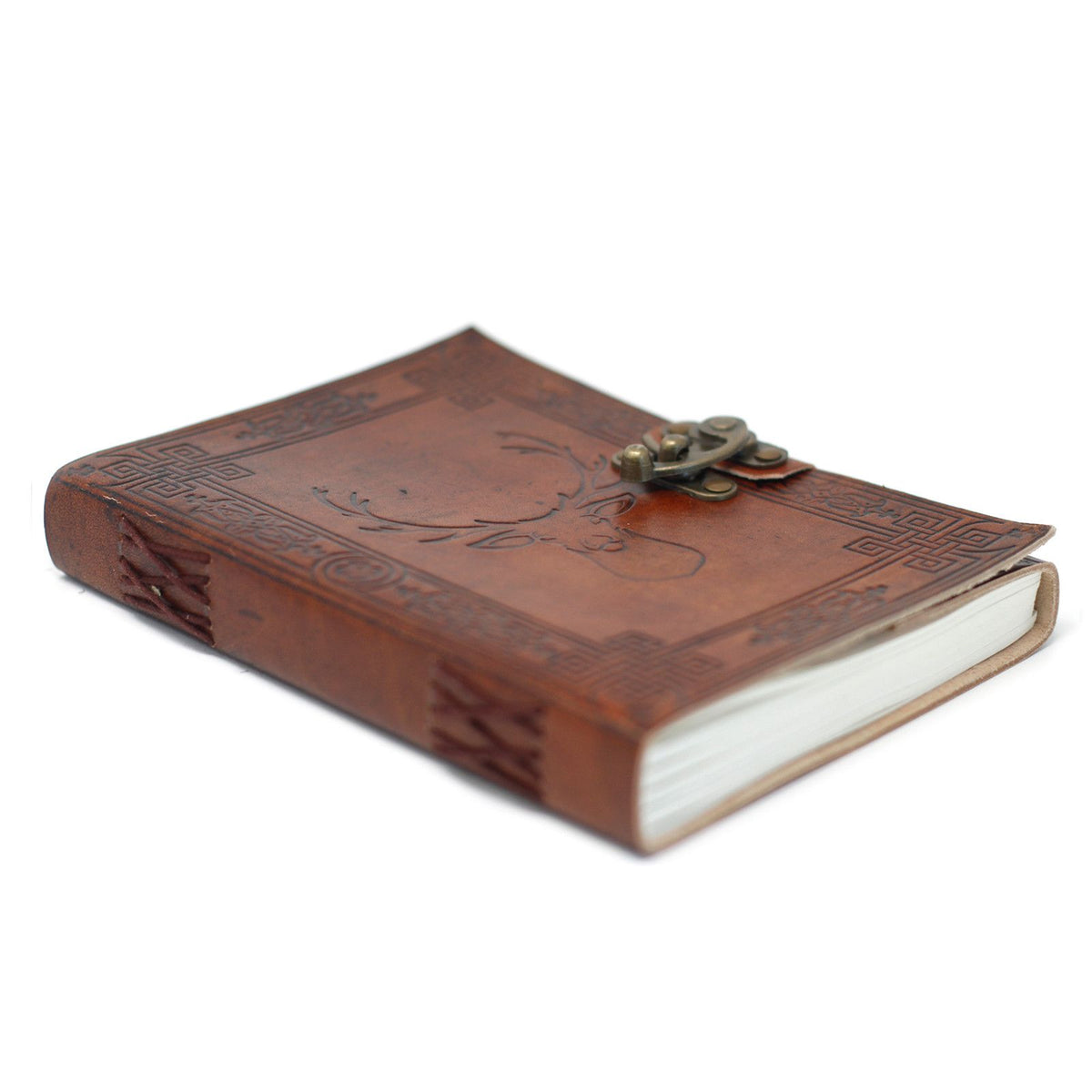 Leather Stag Notebook, 200 Pages – 15.5x20 cm – view 2