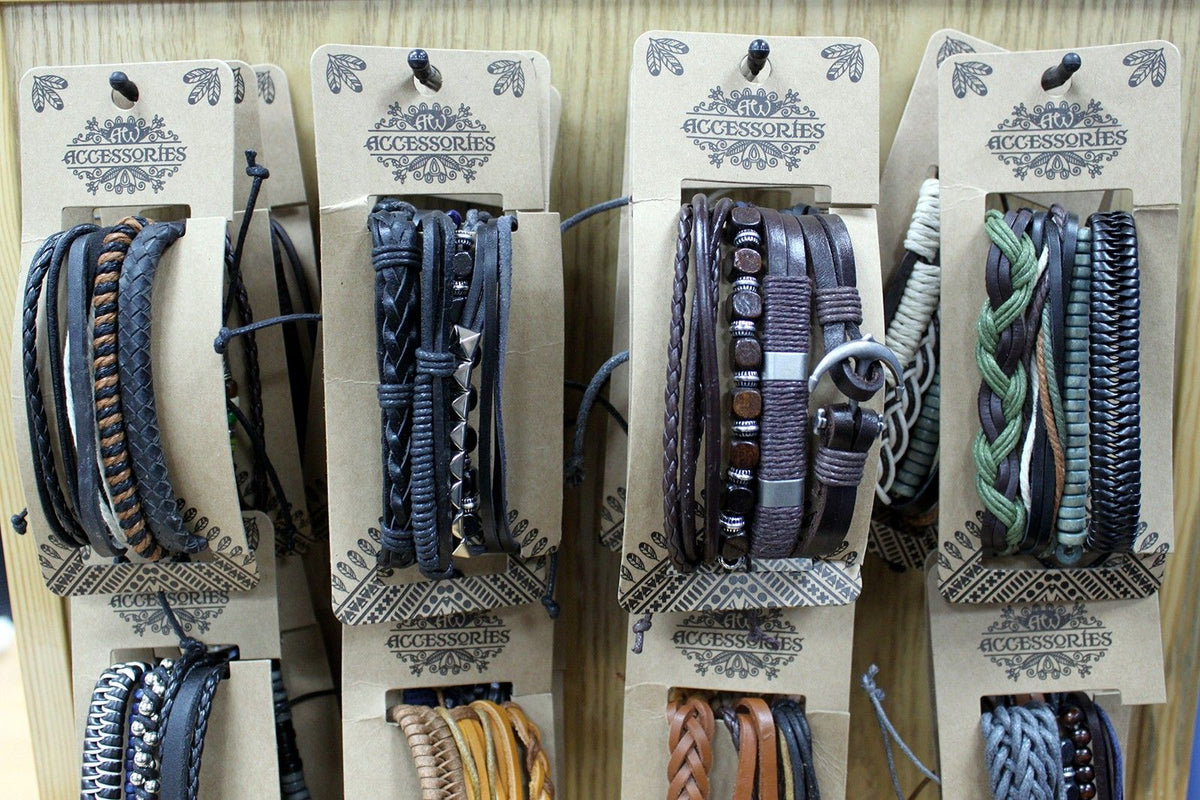 Men's Bracelet Set - Dark & Handsome, 4 Pieces – view 5