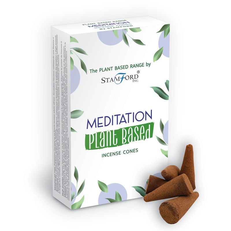 Stamford Plant Based Incense Cones - Meditation (12 Pack) – view 2