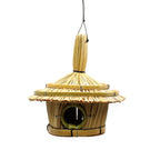 Small Round Seagrass Birdhouse, 17 x 17 cm – view 2