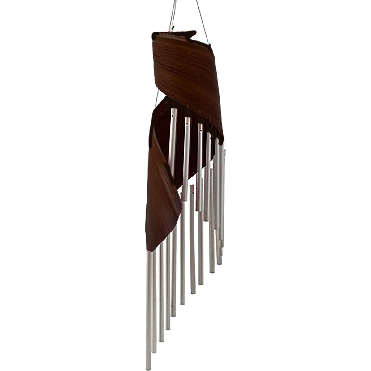Coconut Leaf Wind Chime - Chocolate, 50 cm – view 6