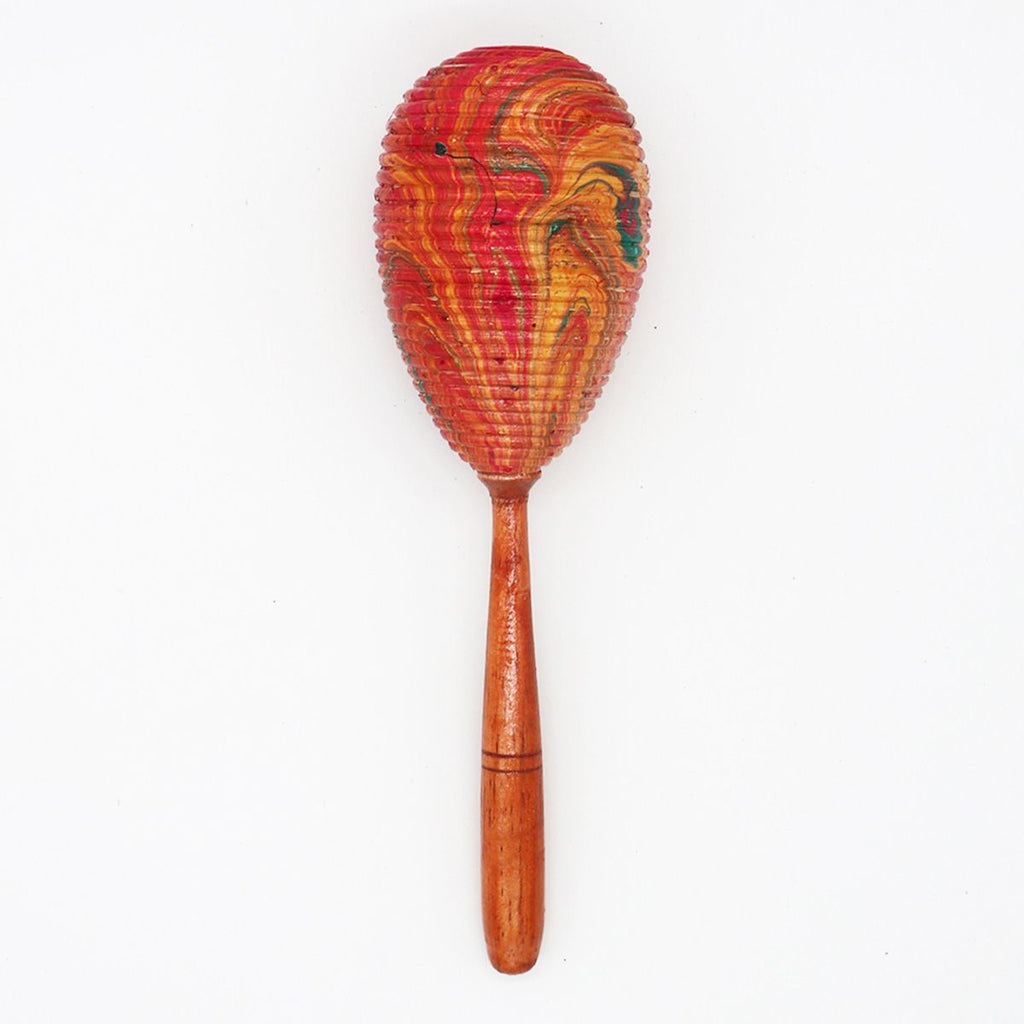 Single Maracas Rattle - Marbled Rattan – view 3