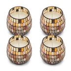 Small Glass Jar Candle - Amber Mosaic – view 6