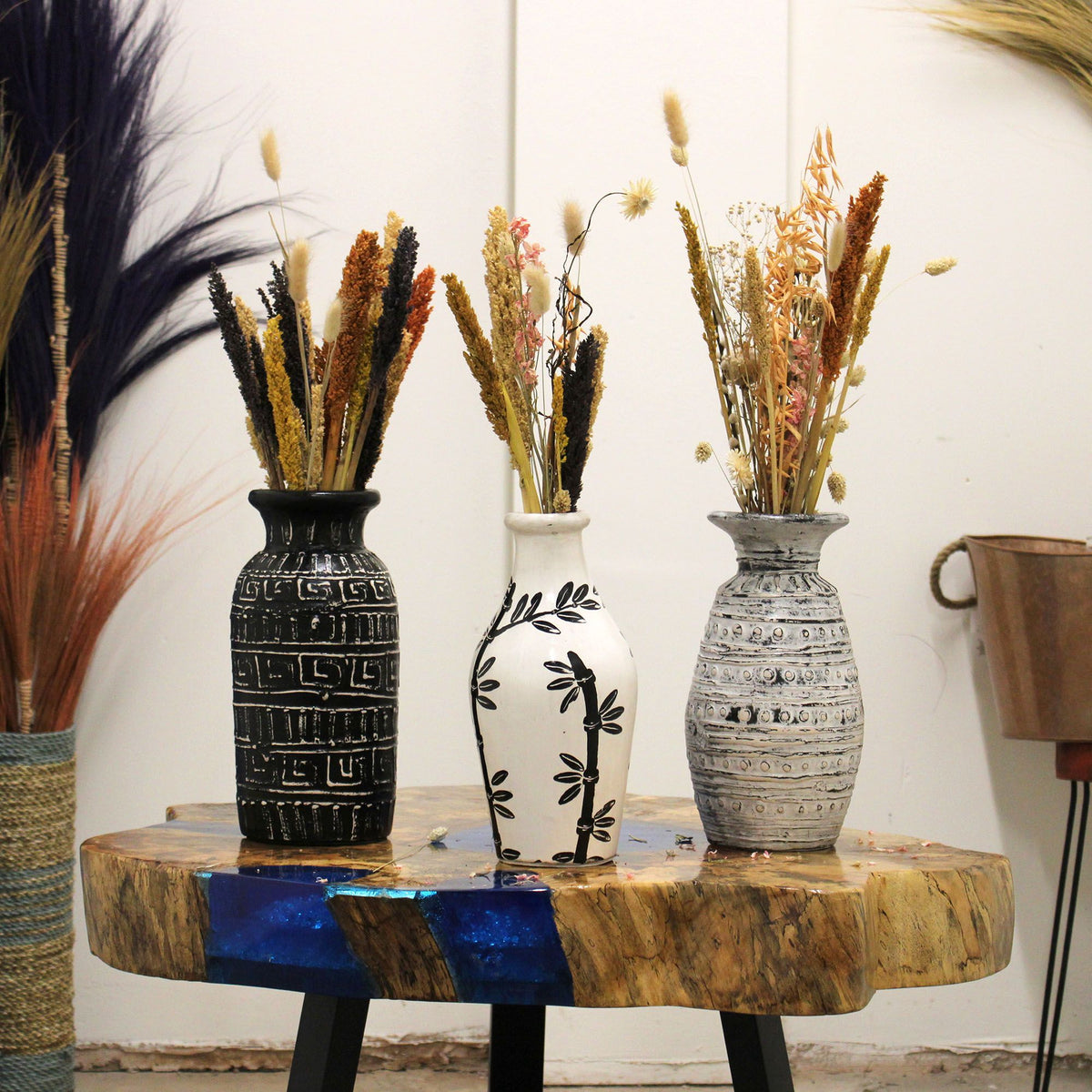 Greek Straight Vase - Chocolate – view 5