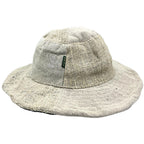 Patched and Wired Hemp and Cotton Festival Hat - Natural