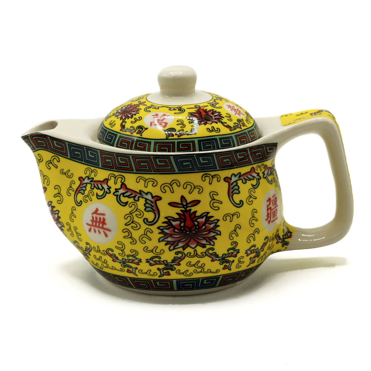 Small Herbal Teapot with Strainer - Long Life Design