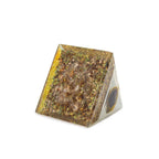 Orgonite Pyramid 7.5cm - Wire-Wrapped Amethyst and Copper Chips – view 4