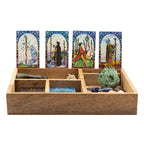 Deluxe Four Section Tarot Box with Card Holder – view 3