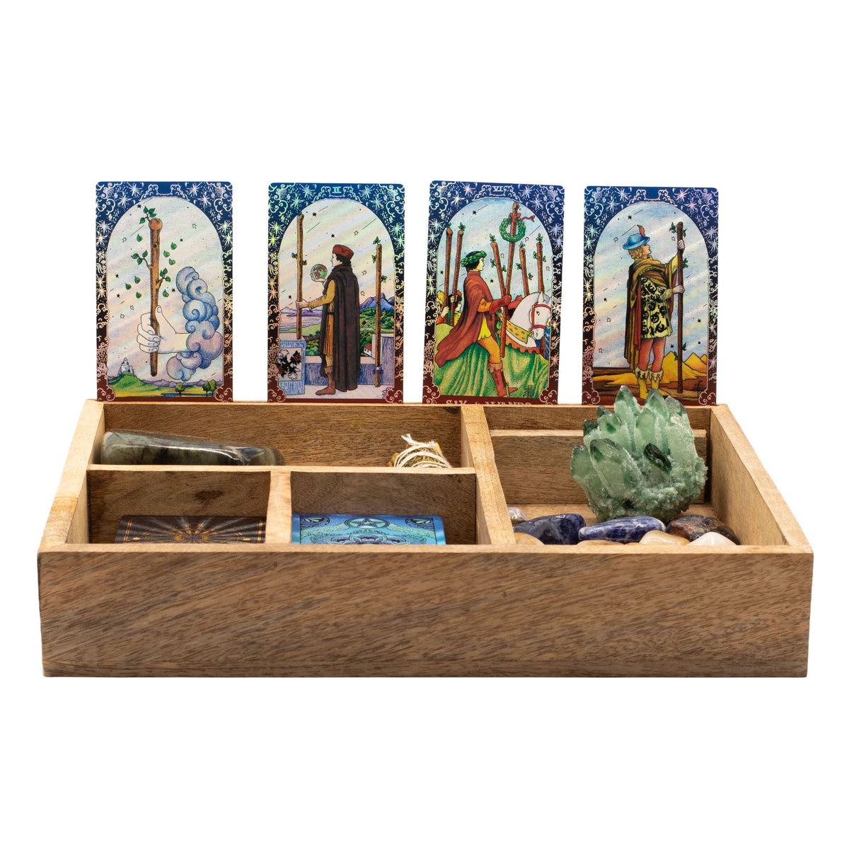 Deluxe Four Section Tarot Box with Card Holder – view 3
