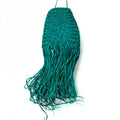 Teal Braided Suspension Lamp Shade - 20x15cm