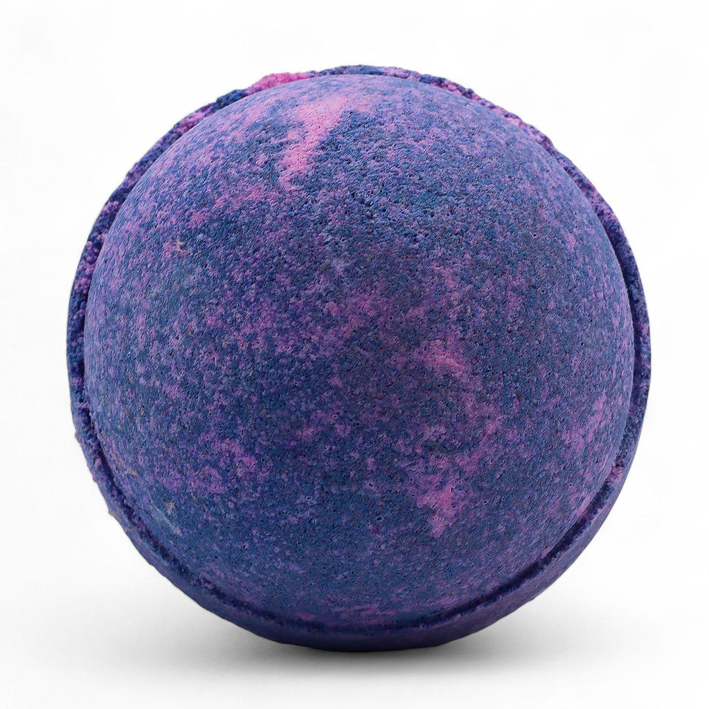 Set of 3 Yorkshire Violet Bath Bombs – view 2