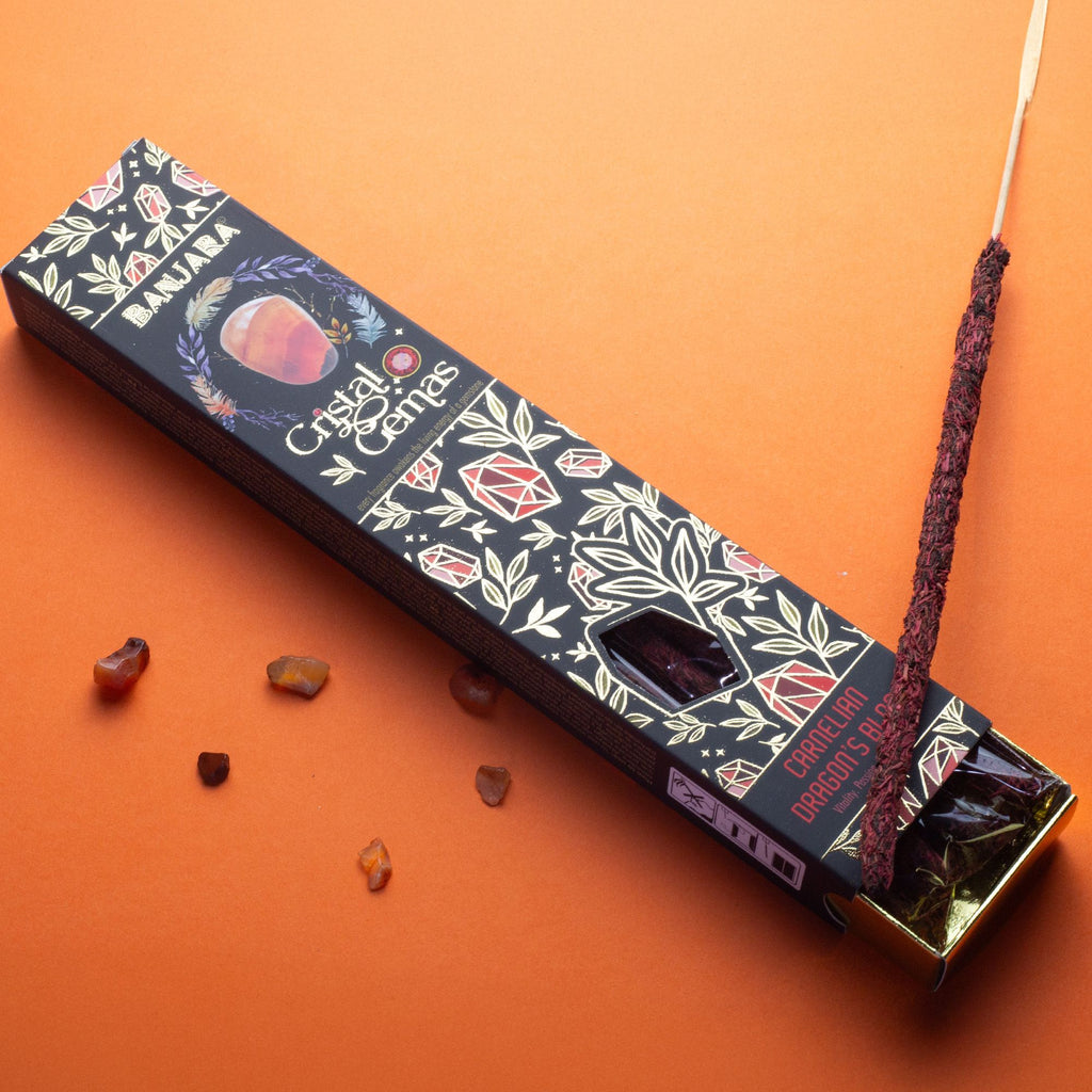 Banjara Crystal Gemas Incense Sticks - Carnelian Dragon's Blood – view 3
