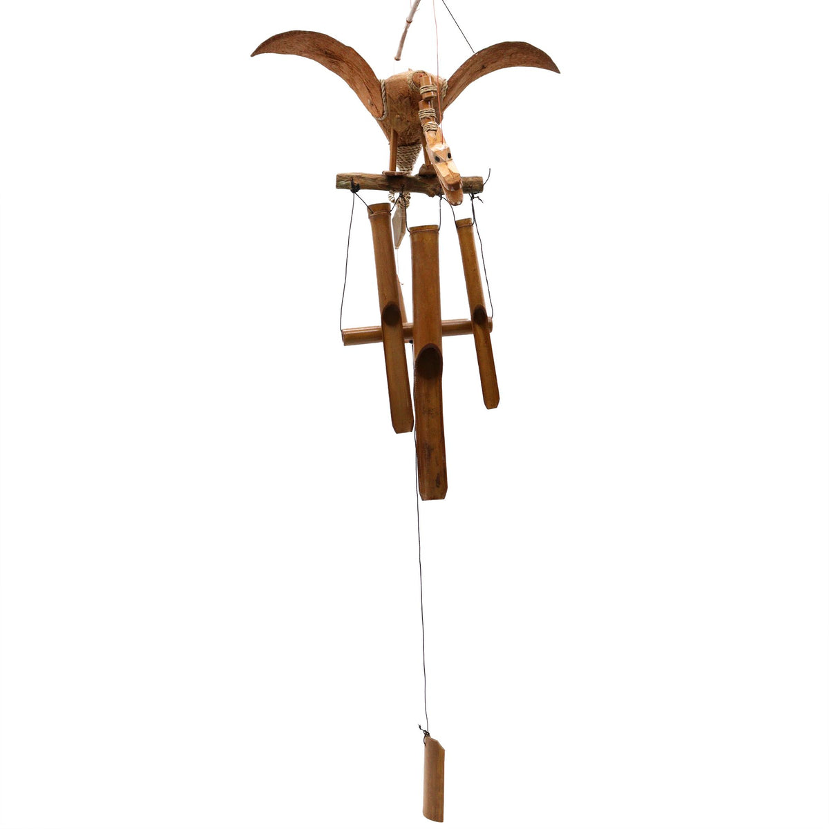 Coconut Dragon Wind Chime - 30 x 90 cm – view 3
