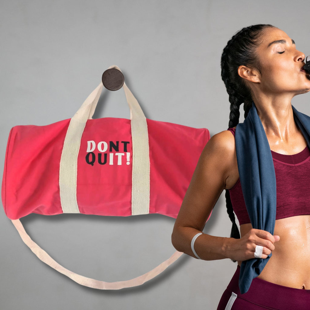 Don't Quit Gym Bag Cherry Pink – view 2