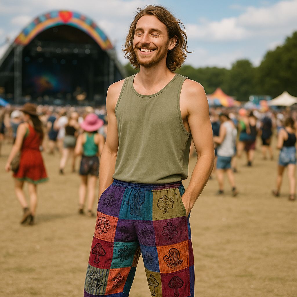 Nomad Sari Mushroom Pants Purple Tones L/XL
