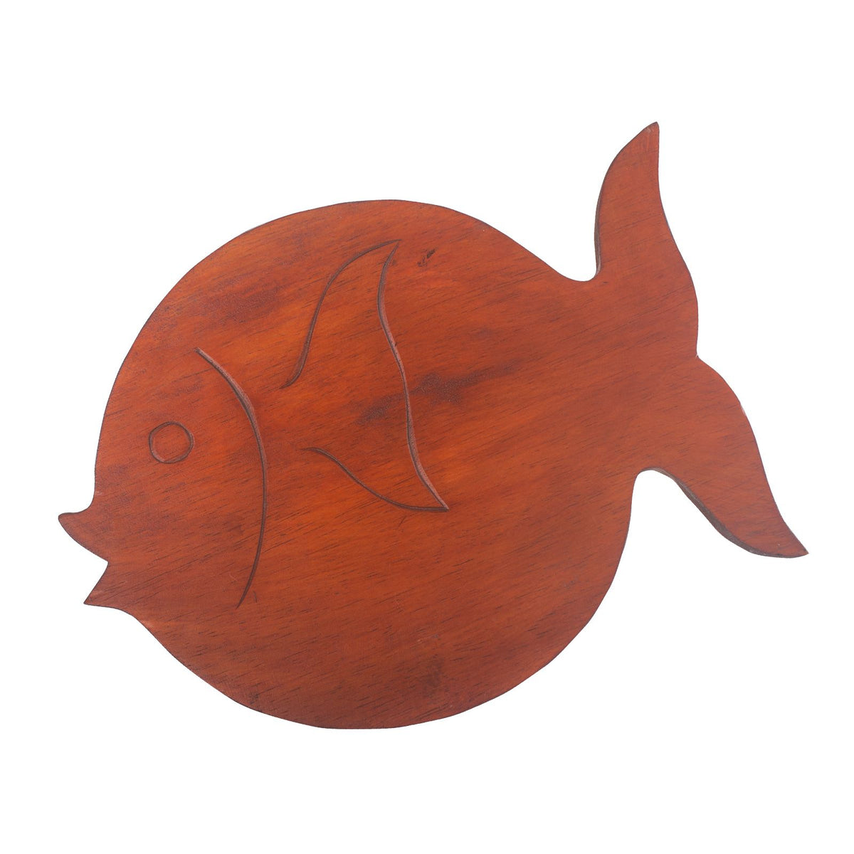 Albasia Wood Fish Stand - Terracotta – view 5