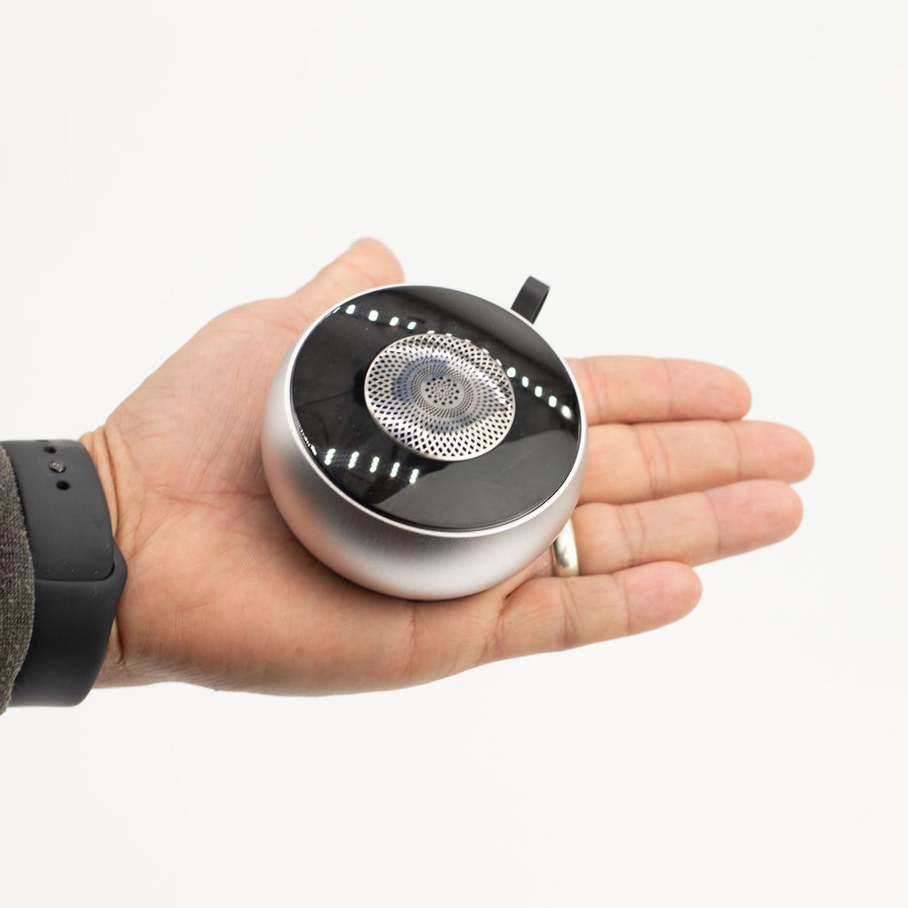 Silver Mandala LED Mini Bluetooth Speaker – view 5