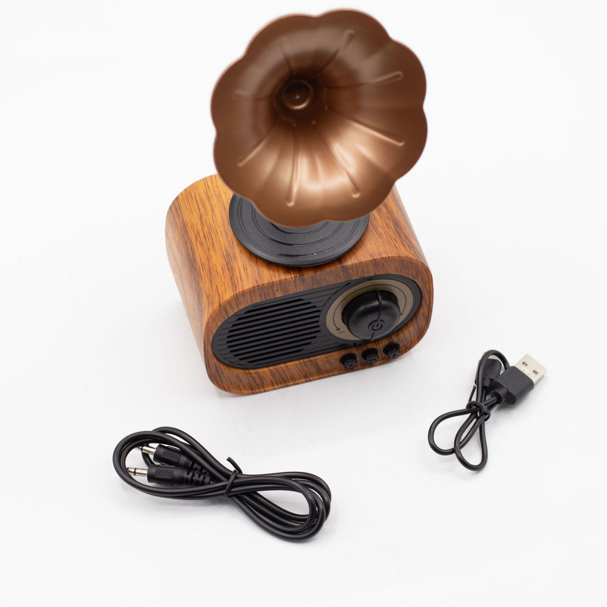 Retro Gramophone Bluetooth Speaker & FM Radio – view 5