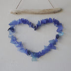 Recycled Glass Love Chime - Blue – view 6