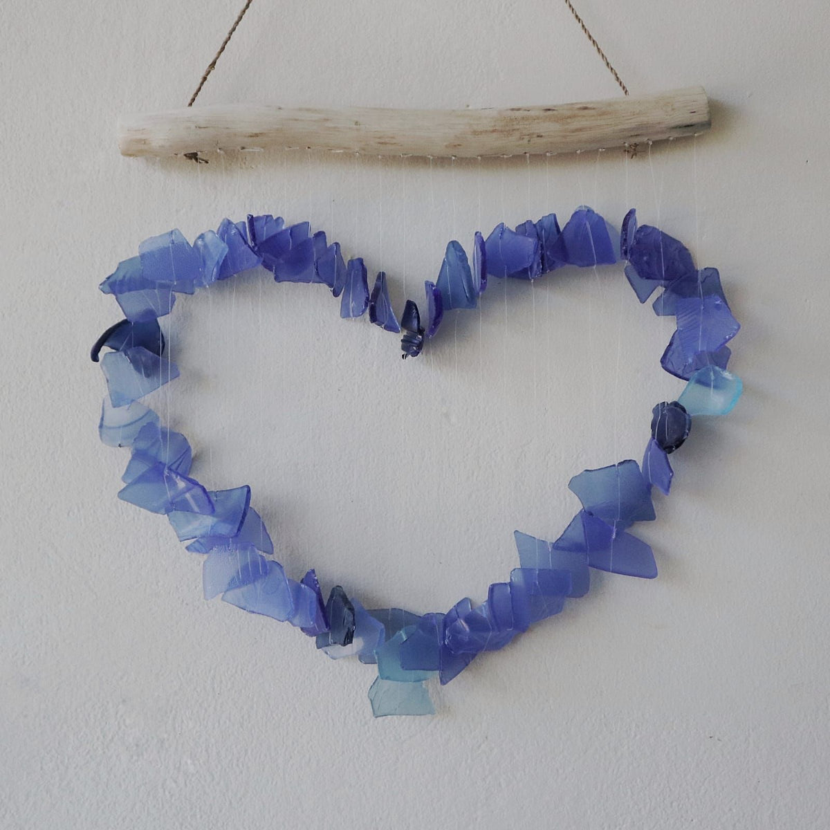 Recycled Glass Love Chime - Blue – view 6