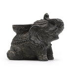 Elephant Incense and Candle Holder in Black Antique – view 3